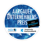 Nominierung für AARGAUER UNTERNEHMENS-PREIS